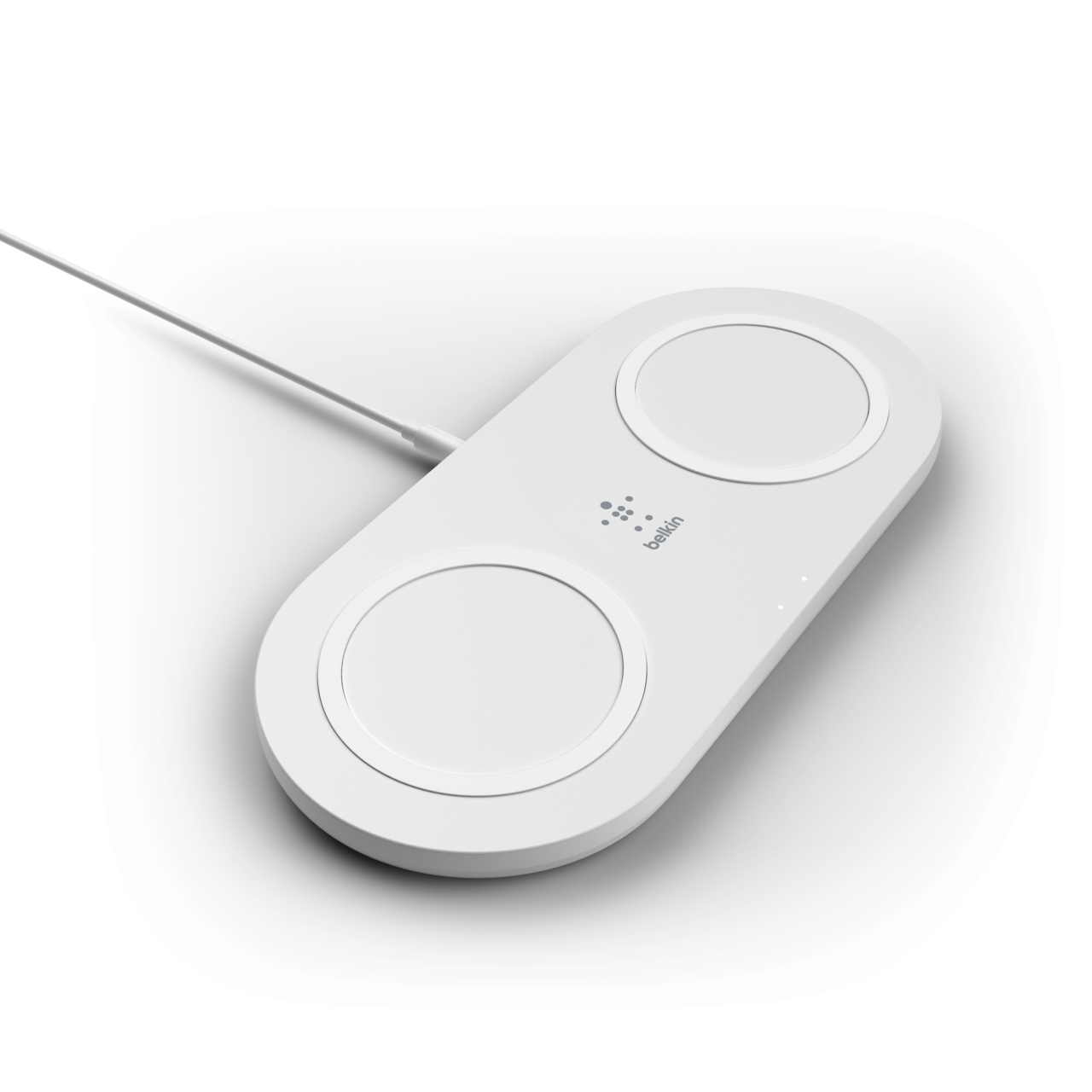 Belkin BoostCharge 15W Dual Wireless Charging Pads in White