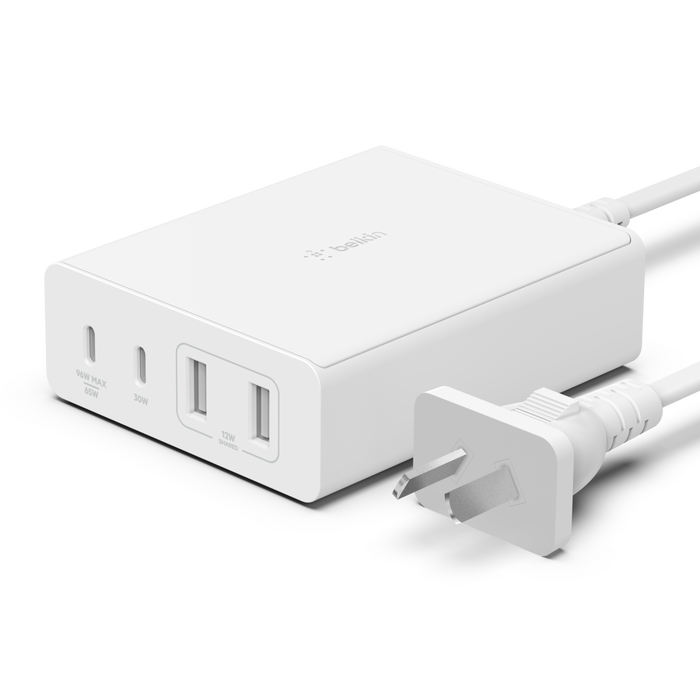 Belkin BoostCharge Pro 4-Port GaN Charger 108W | White