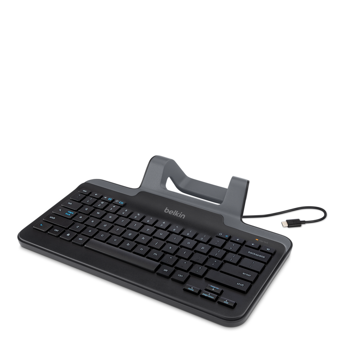 Belkin Wired Tablet Keyboard with Stand and USB-C Connector