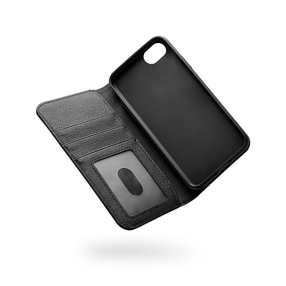 Cygnett Leather Wallet Case for iPhone SE, 8 & 7 | Black