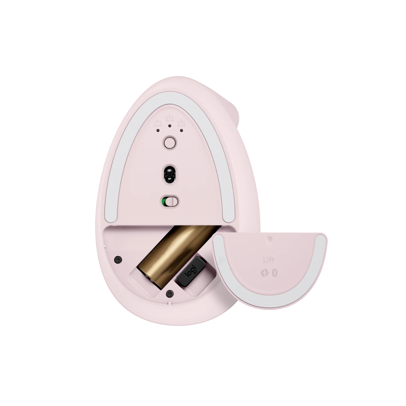 Logitech Lift Vertical Ergonomic Mouse | Rose