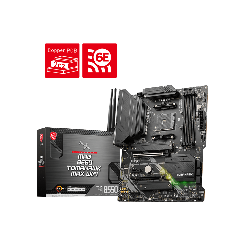 MSI Motherboard — MAG B550 TOMAHAWK MAX WiFi