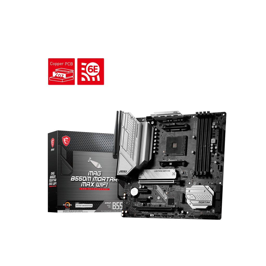 MSI MAG B550M MORTAR MAX WIFI Motherboard