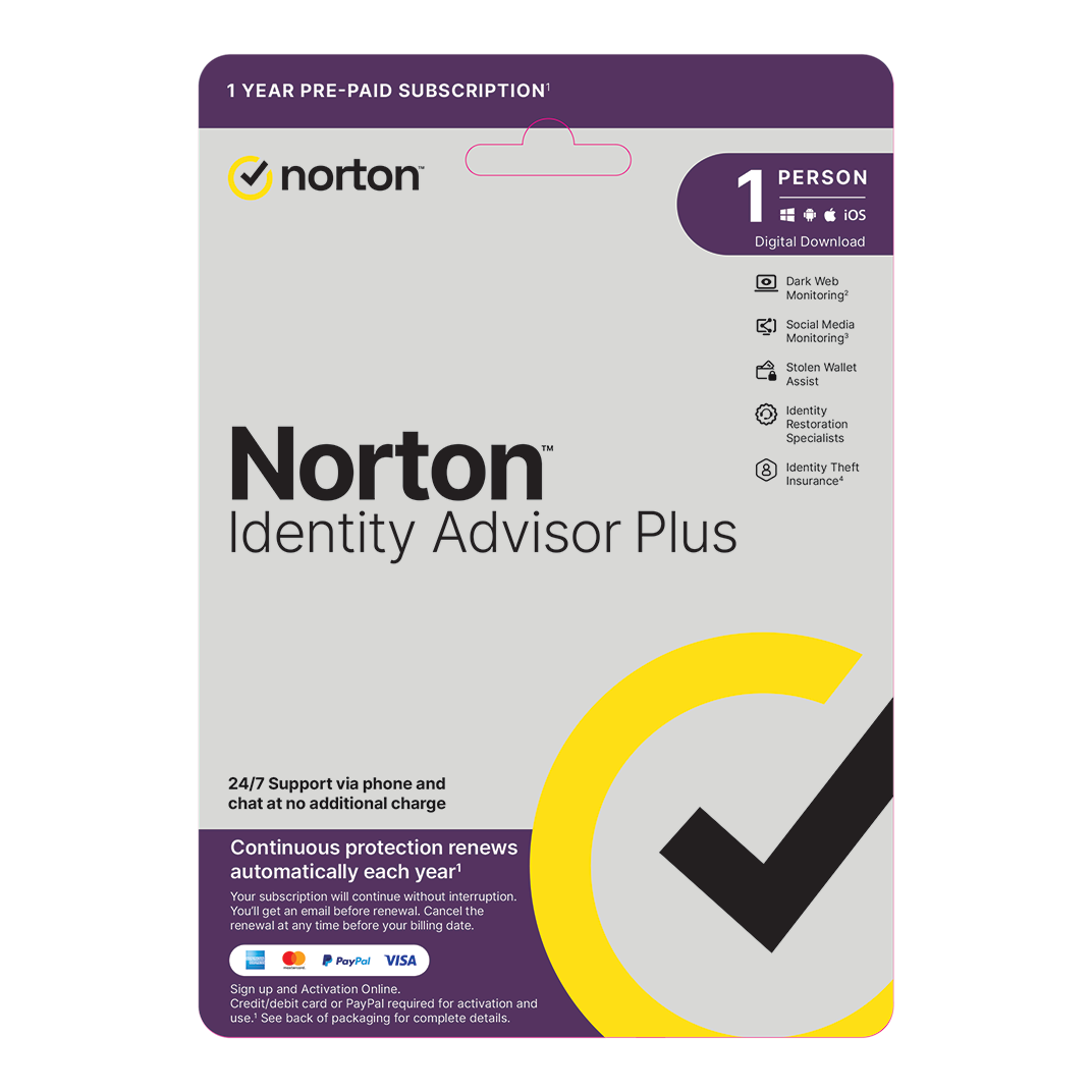 Norton Identity Advisor Plus