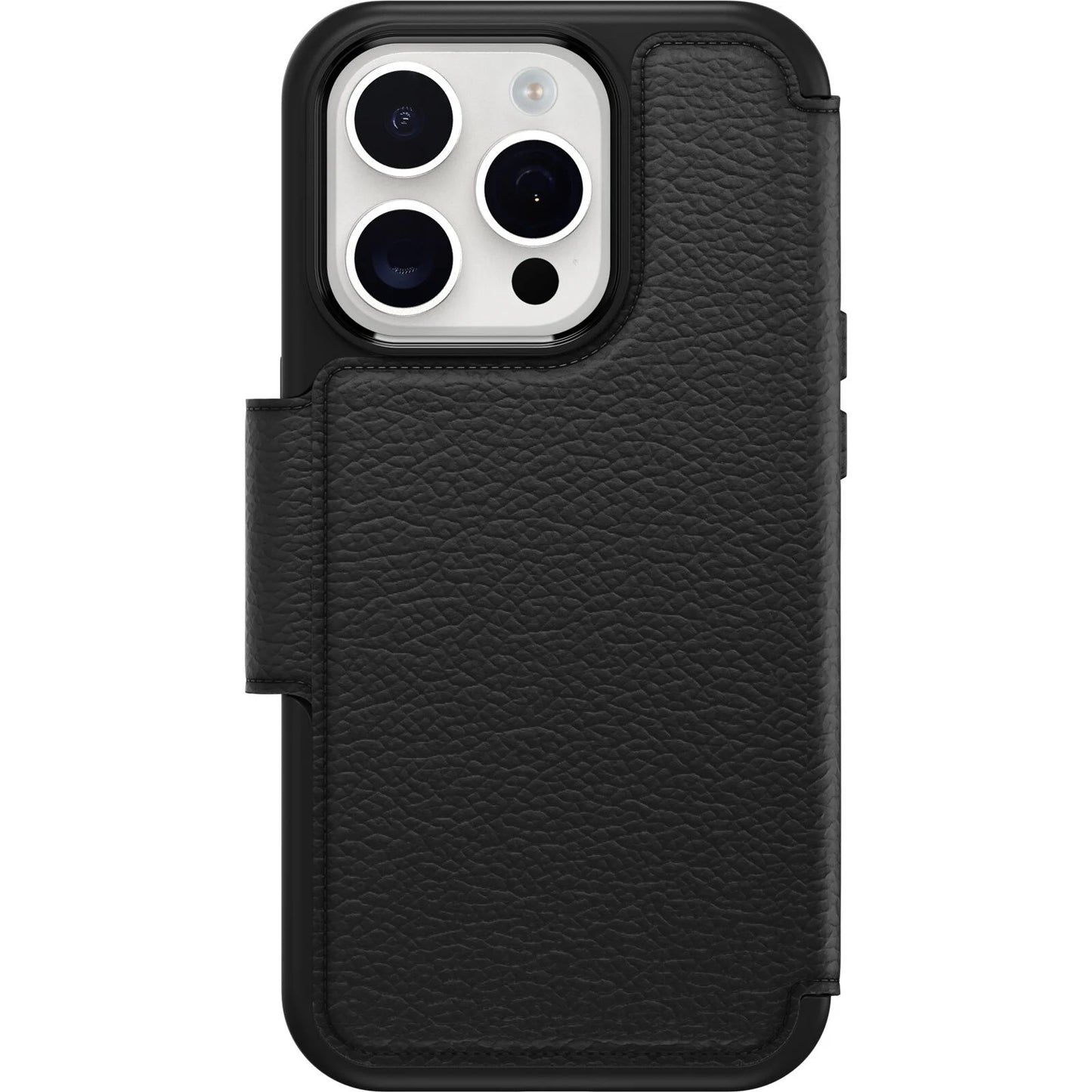 OtterBox iPhone 15 Pro MagSafe Case Folio Shadow Black