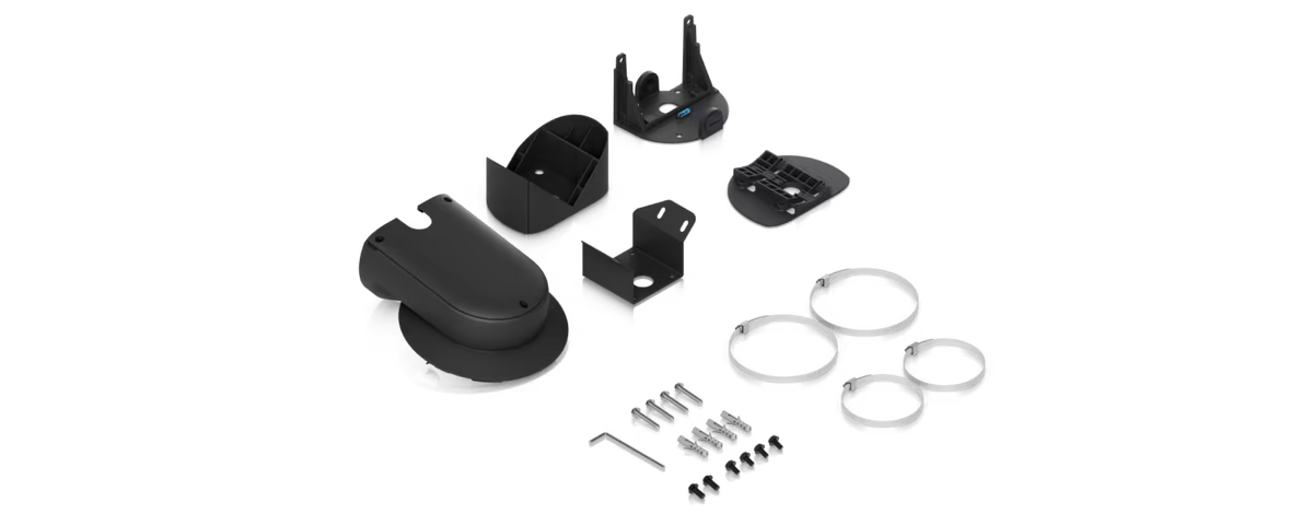 Ubiquiti UACC-AI-MS-4-AM UniFi AI Multi Sensor 4 Camera Arm Mount – What’s included in the box