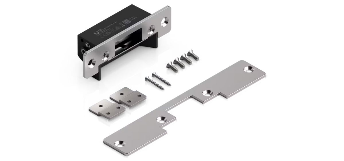 Ubiquiti UACC-Lock-Strike-Safe-15mm UniFi Standard 15mm Fail-Safe Strike Lock – What’s included in the box