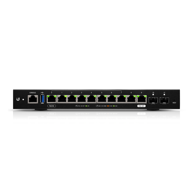Ubiquiti ER-12 UISP EdgeRouter 12 Router with Layer 2 Switch