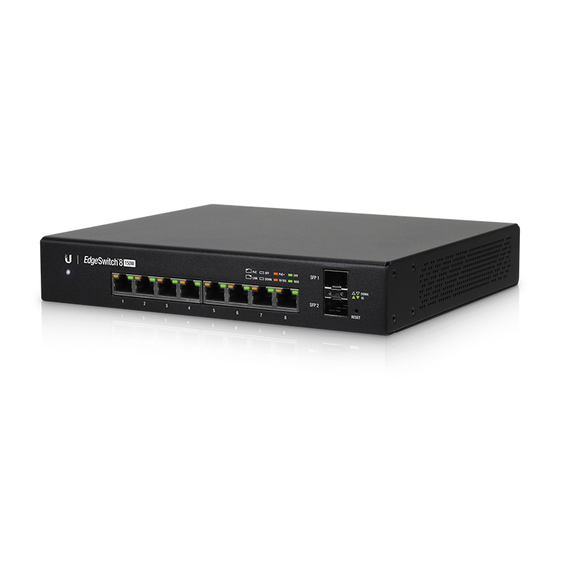 Ubiquiti ES-8-150W UISP EdgeSwitch 8 PoE Gigabit Switch