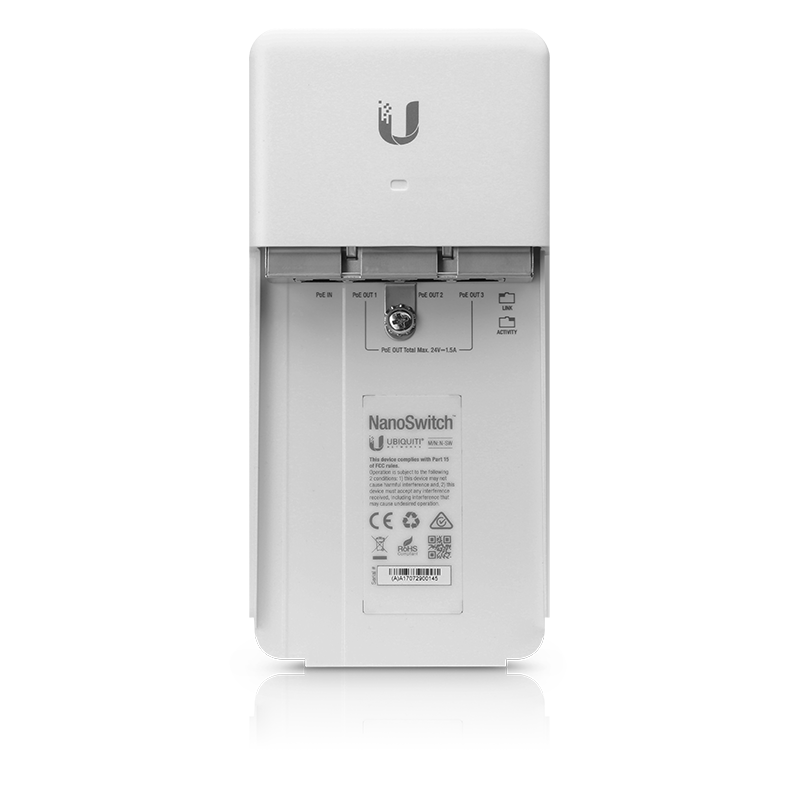 Ubiquiti N-SW UISP NanoSwitch Outdoor 4-Port Gigabit Switch