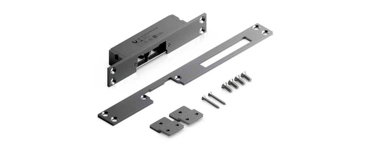 Ubiquiti UACC-Lock-Strike-Secure-8mm UniFi Narrow 8mm Fail-Secure Strike Lock – What’s included in the box