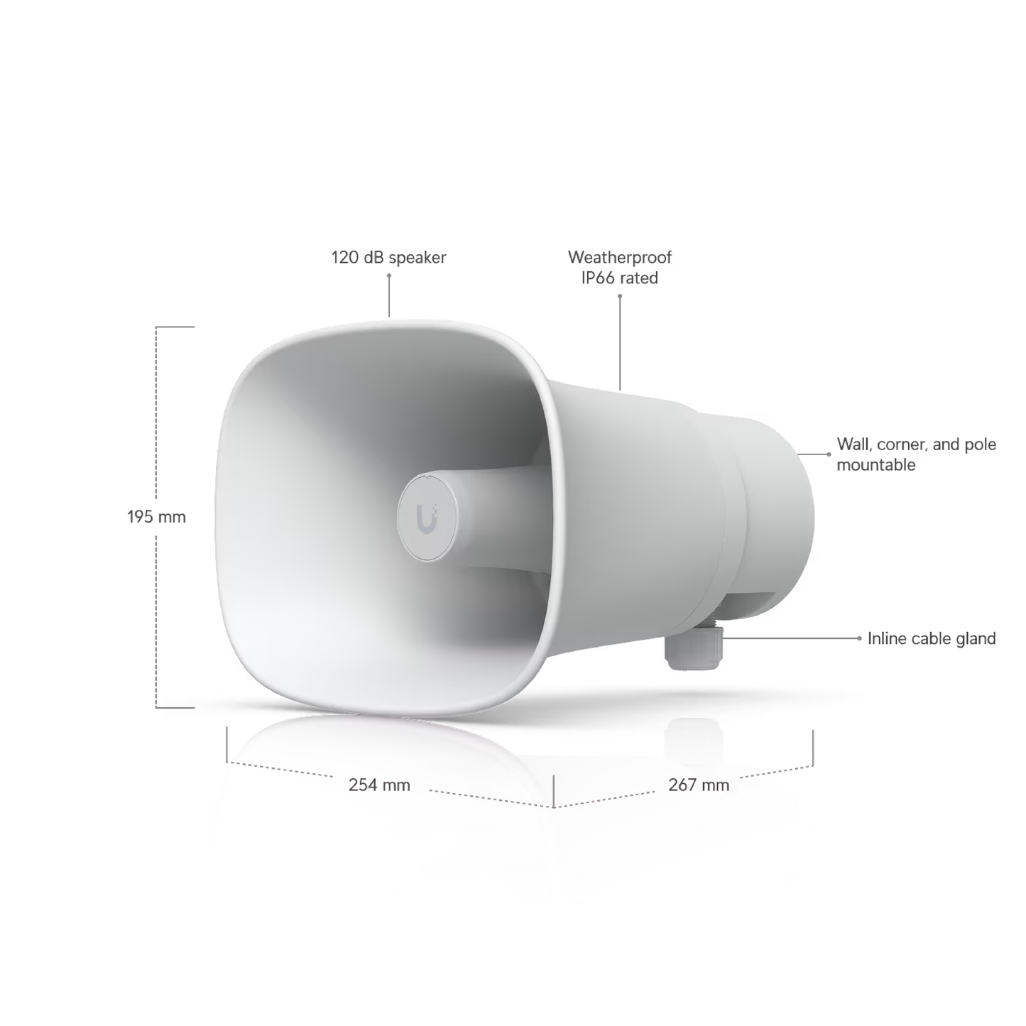 Ubiquiti UP-AI-Horn-Speaker UniFi AI Horn Speaker
