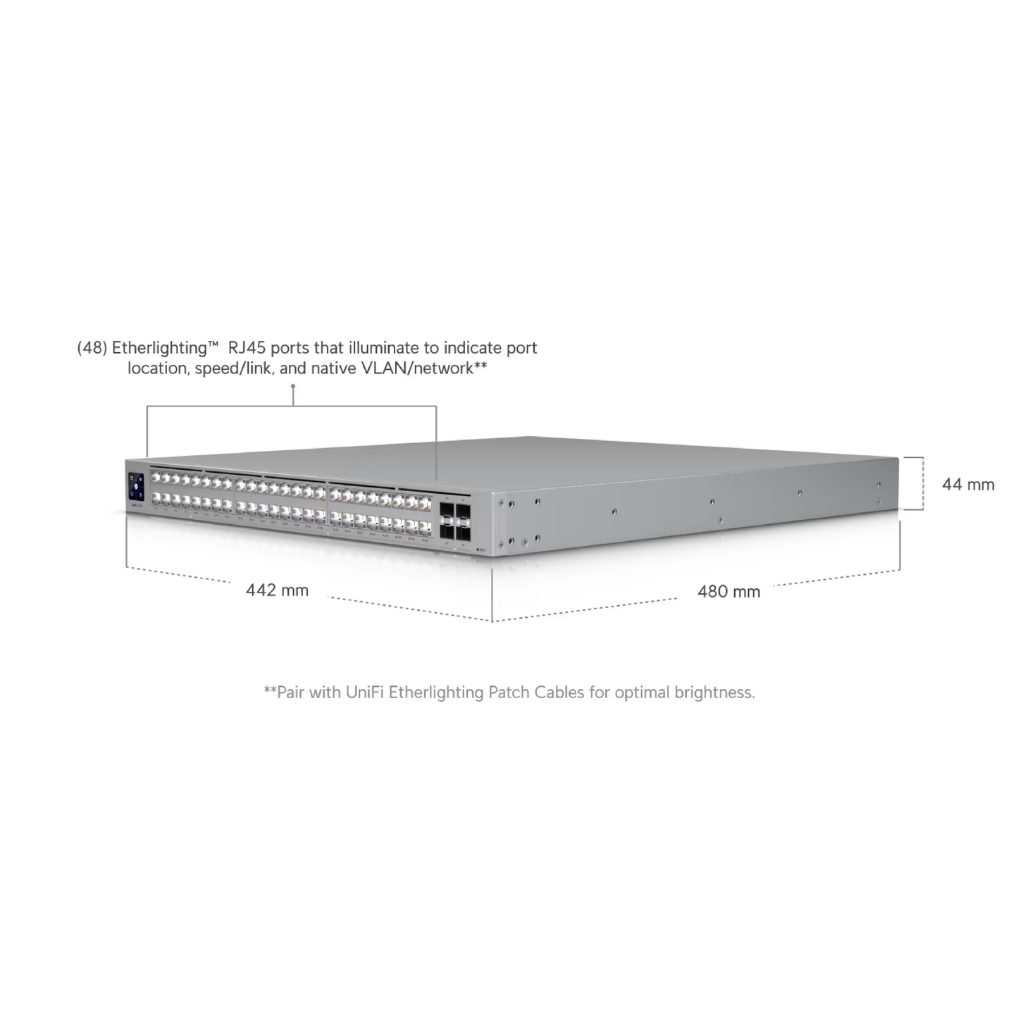 Ubiquiti USW-Pro-XG-48 UniFi Pro XG 48 Layer 3 Etherlighting Switch