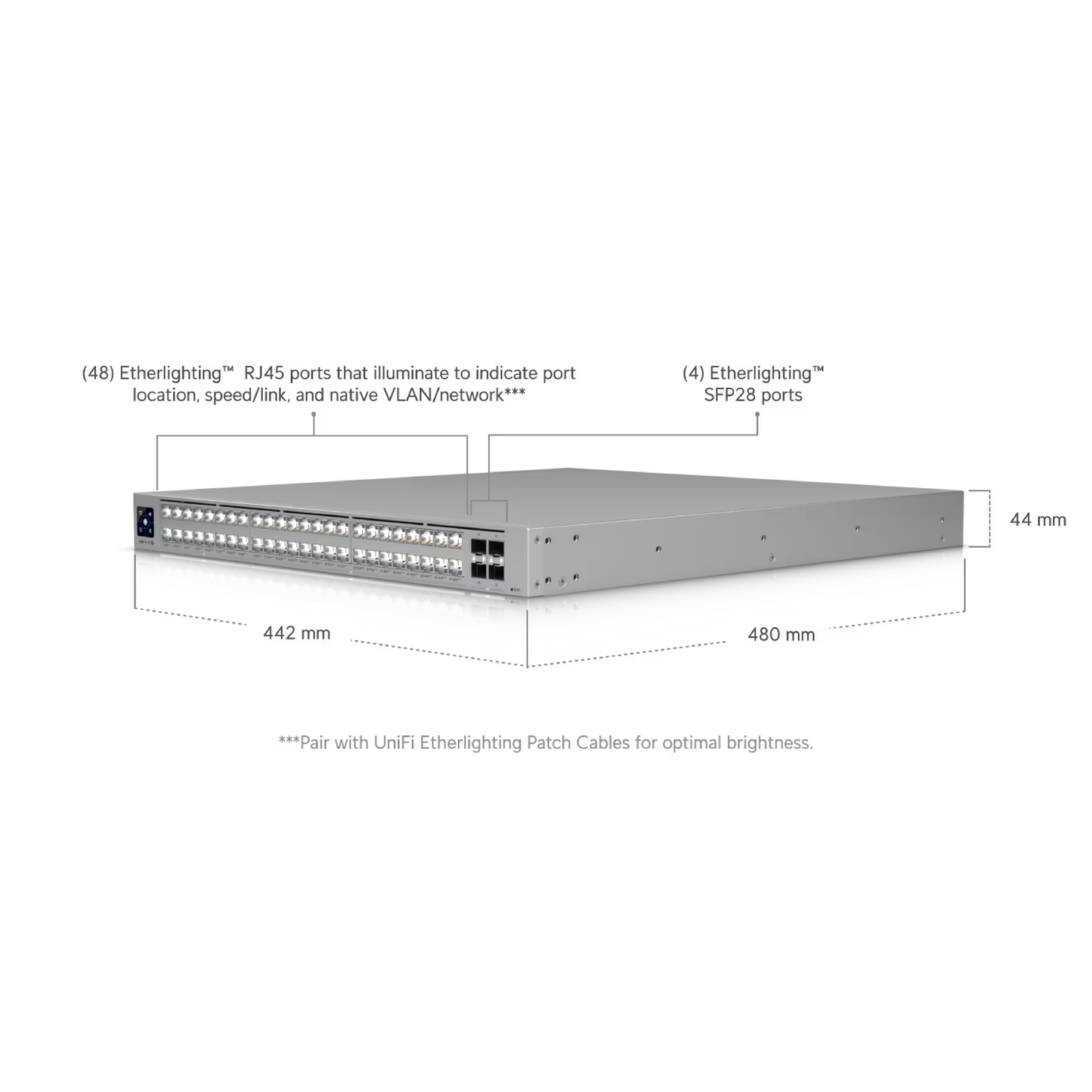 Ubiquiti USW-Pro-XG-48-PoE UniFi Pro XG 48 PoE Layer 3 Switch