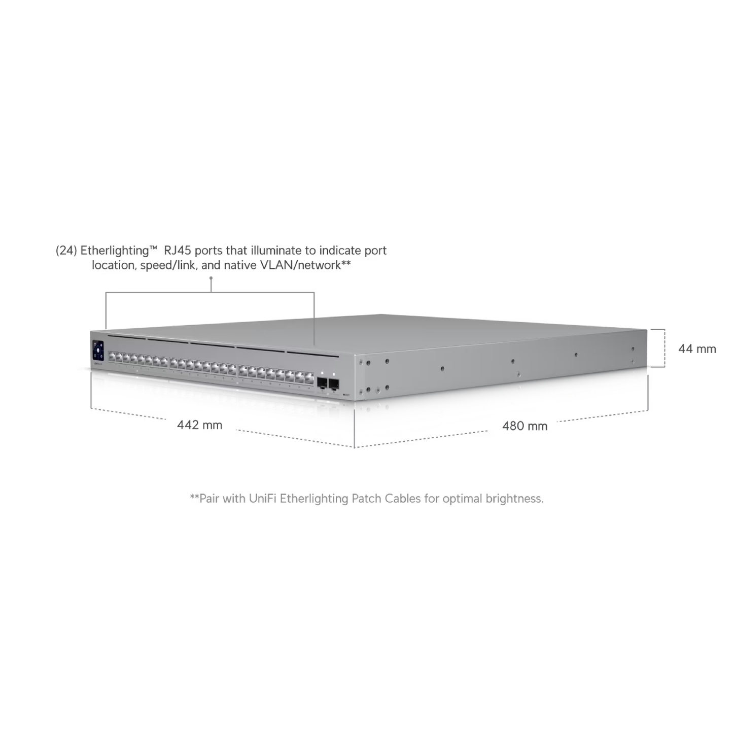 Ubiquiti USW-Pro-XG-24 UniFi Pro XG 24 Layer 3 Etherlighting Switch