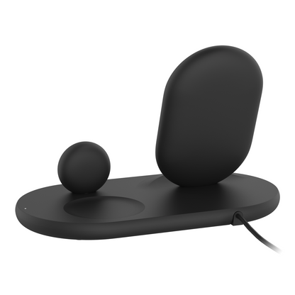 Belkin BoostCharge 3-in-1 Apple Wireless Charger in Black