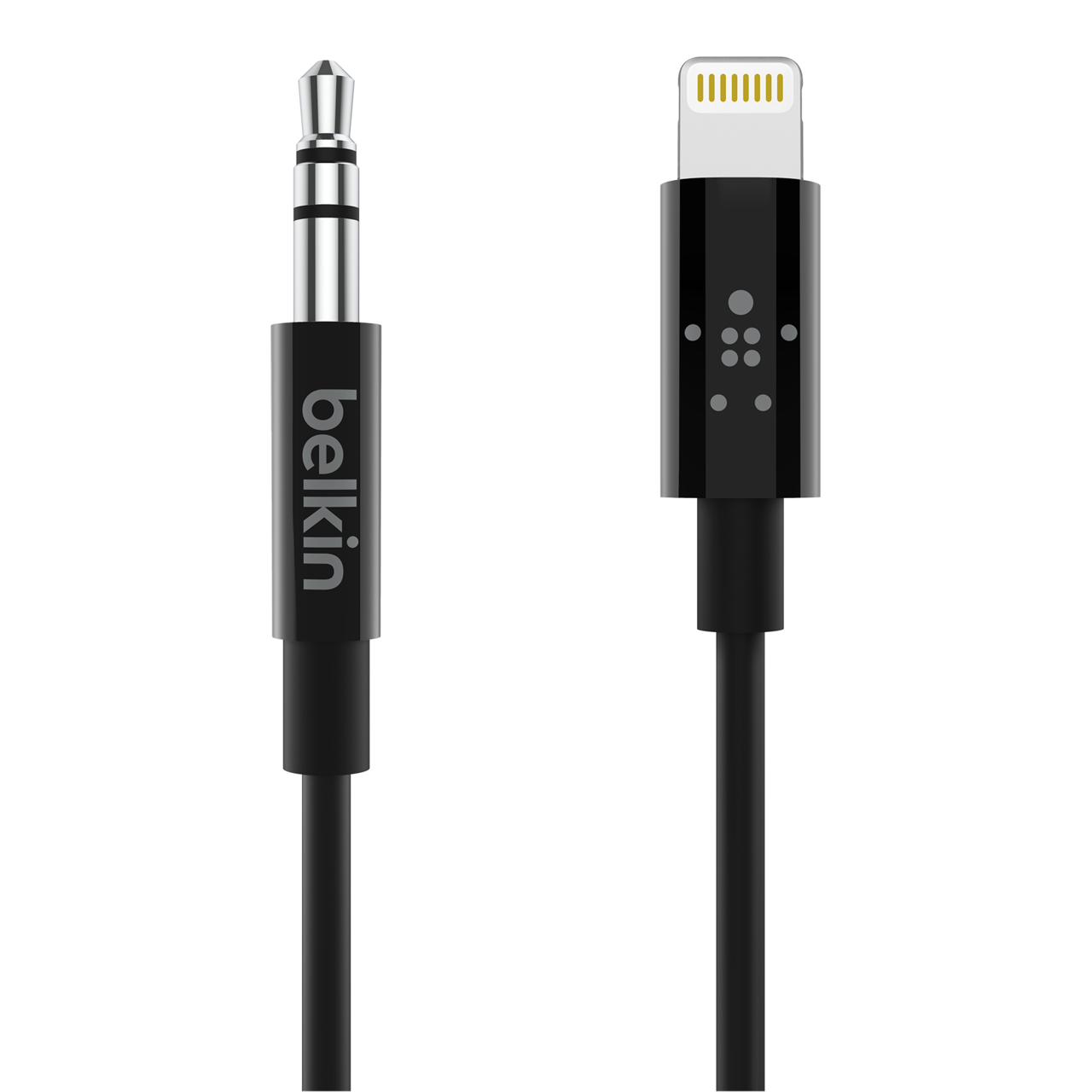 Belkin 3.5 mm Audio Cable With Lightning Connector in Black