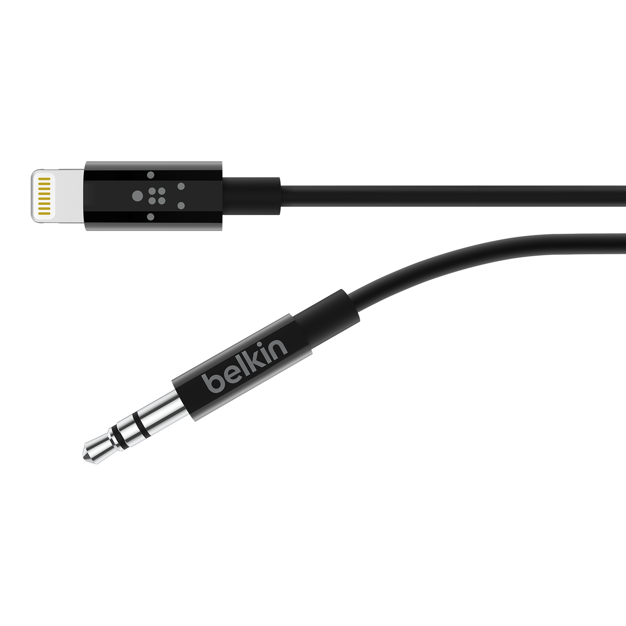 Belkin 3.5 mm Audio Cable With Lightning Connector in Black