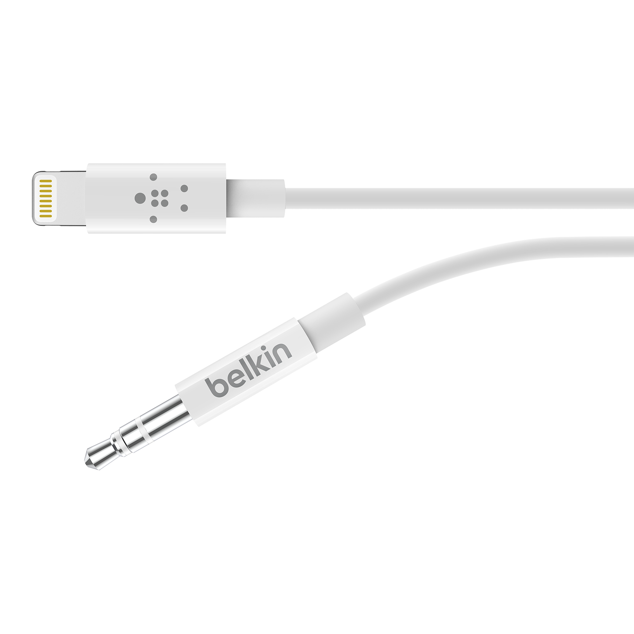Belkin 3.5 mm Audio Cable With Lightning Connector in White
