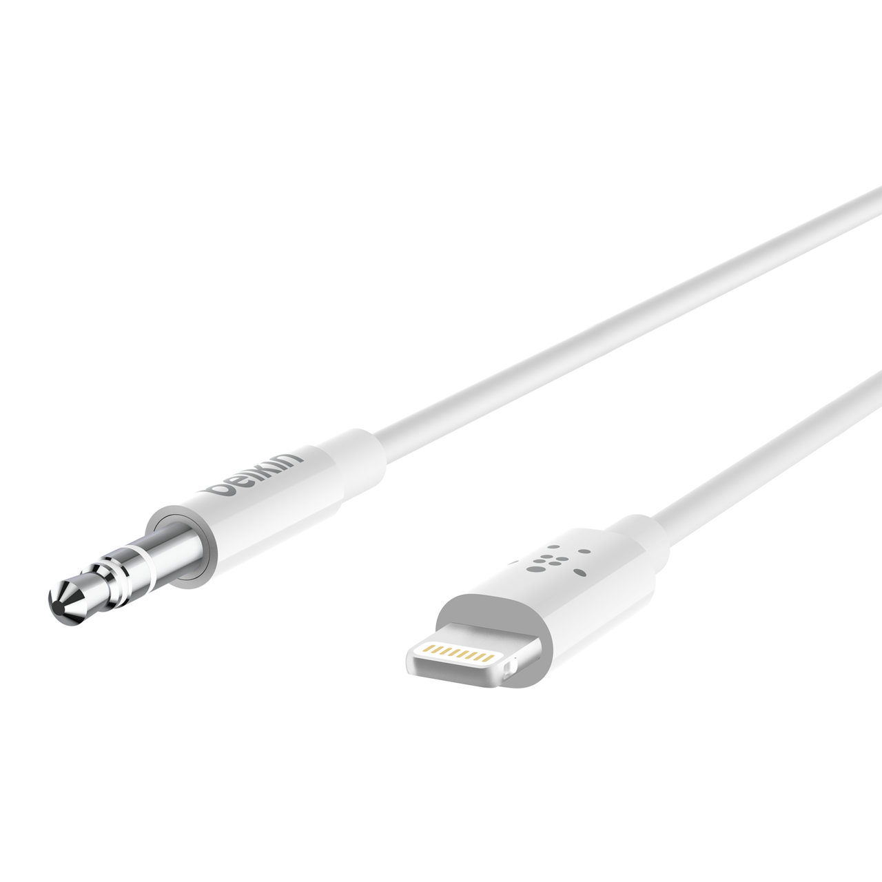 Belkin 3.5 mm Audio Cable With Lightning Connector in White