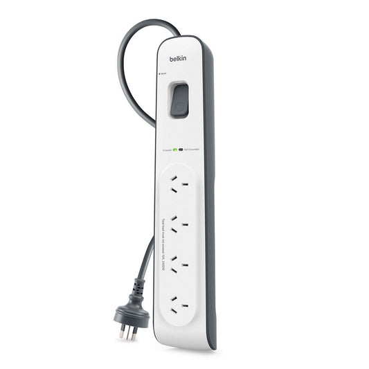 Belkin 4-outlet Surge Protection Strip with 2M Power Cord