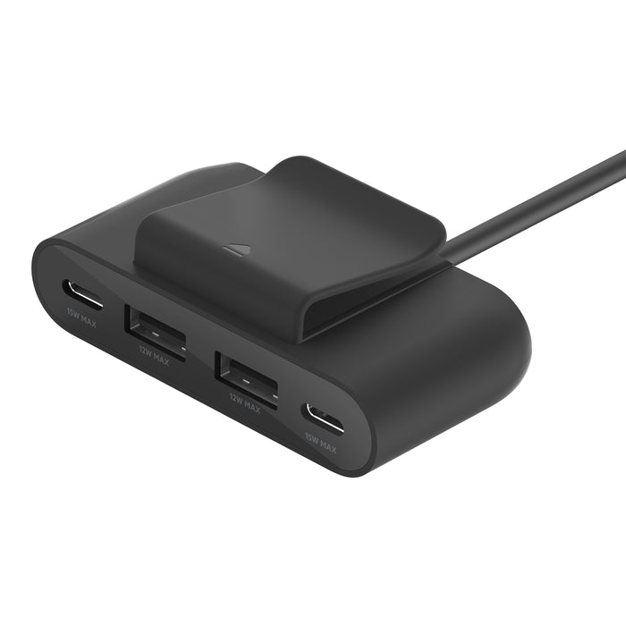 Belkin BoostCharge 4-Port USB Power Extender in Black