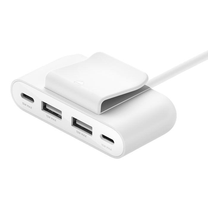 Belkin BoostCharge 4-Port USB Power Extender in White