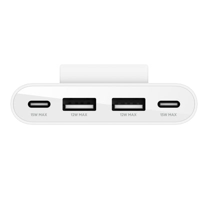 Belkin BoostCharge 4-Port USB Power Extender in White