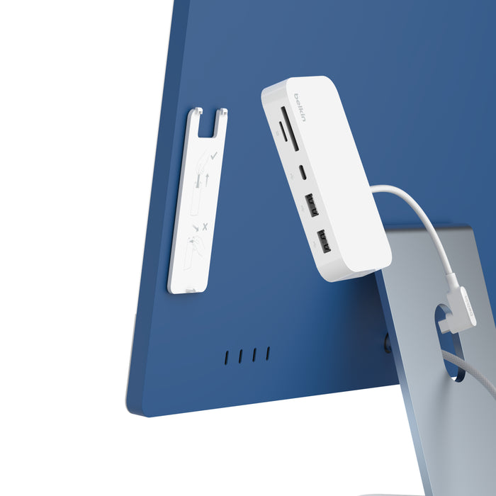 Belkin Connect USB-C 6-in-1 Multiport Hub with Mount