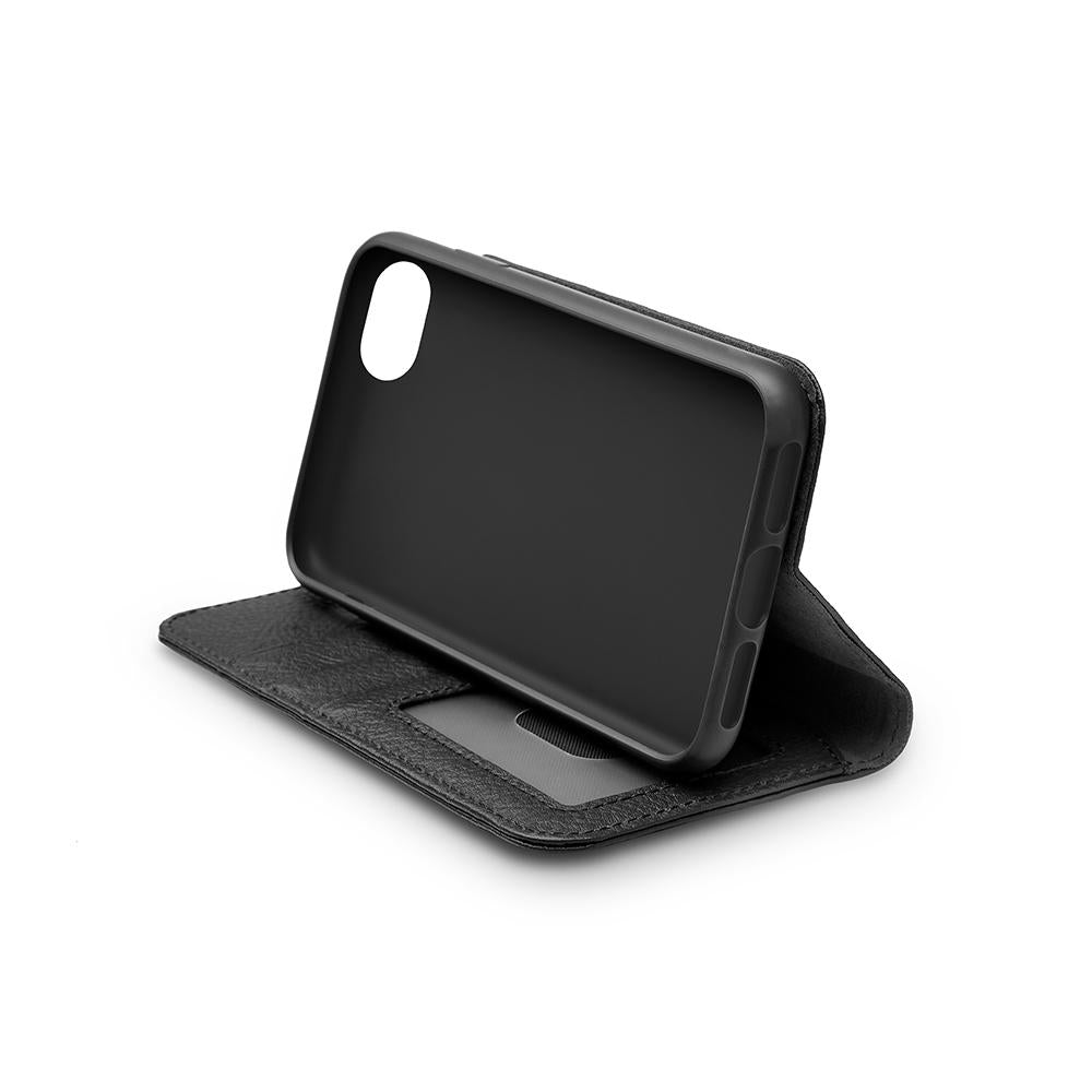Cygnett Leather Wallet Case for iPhone SE, 8 & 7 | Black