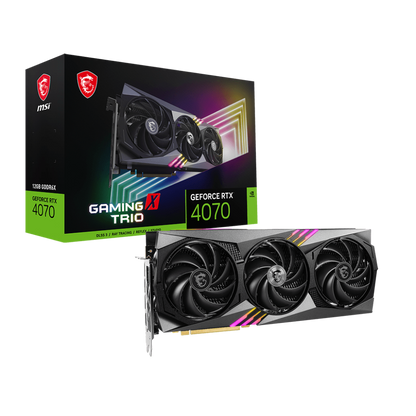 MSI GeForce RTX 4070 Gaming X Trio 12G Graphics Card