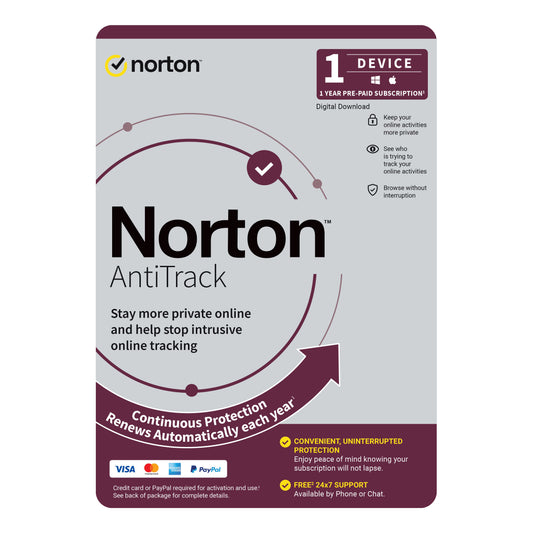 Norton AntiTrack | 1 User | 1 Device | 1 Year