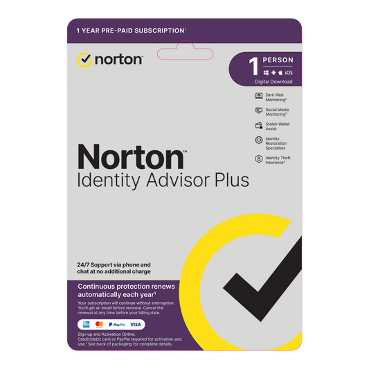 Norton Identity Advisor Plus