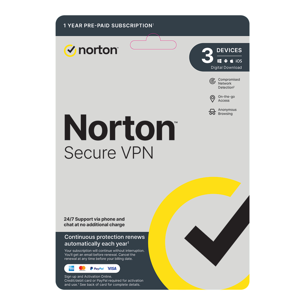 Notion Vpn Norton Secure VPN | 1 User | 3 or 5 Devices | 1 Year | 21432707