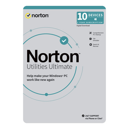 Norton Utilities Ultimate | 1 User | 10 Devices | 1 Year