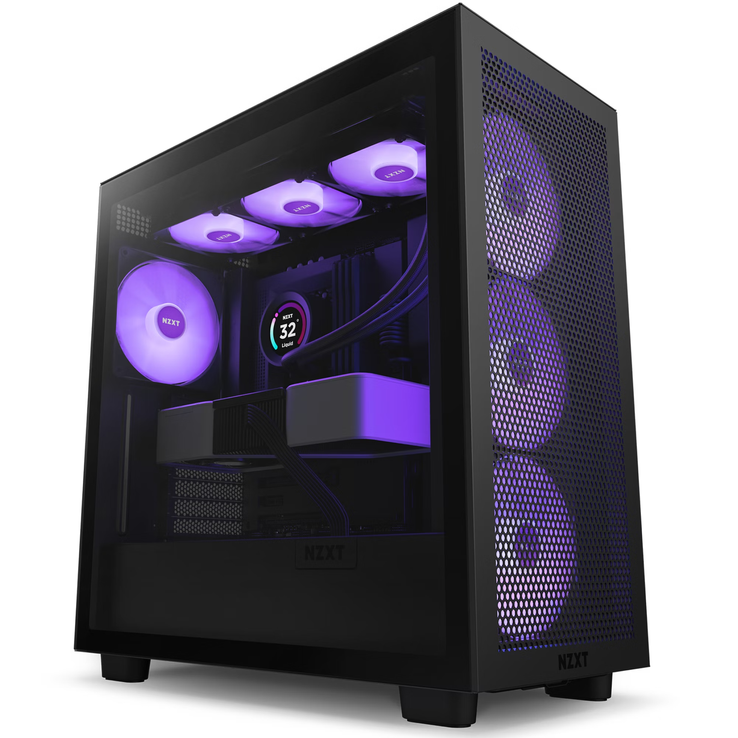 NZXT H7 Flow RGB ATX Mid-Tower with RGB Fans