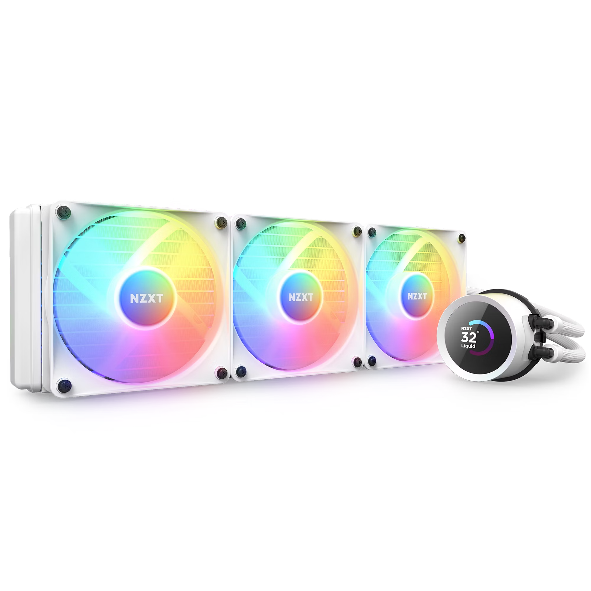 Kraken 360 RGB | 360mm All-In-One Liquid Cooler | White