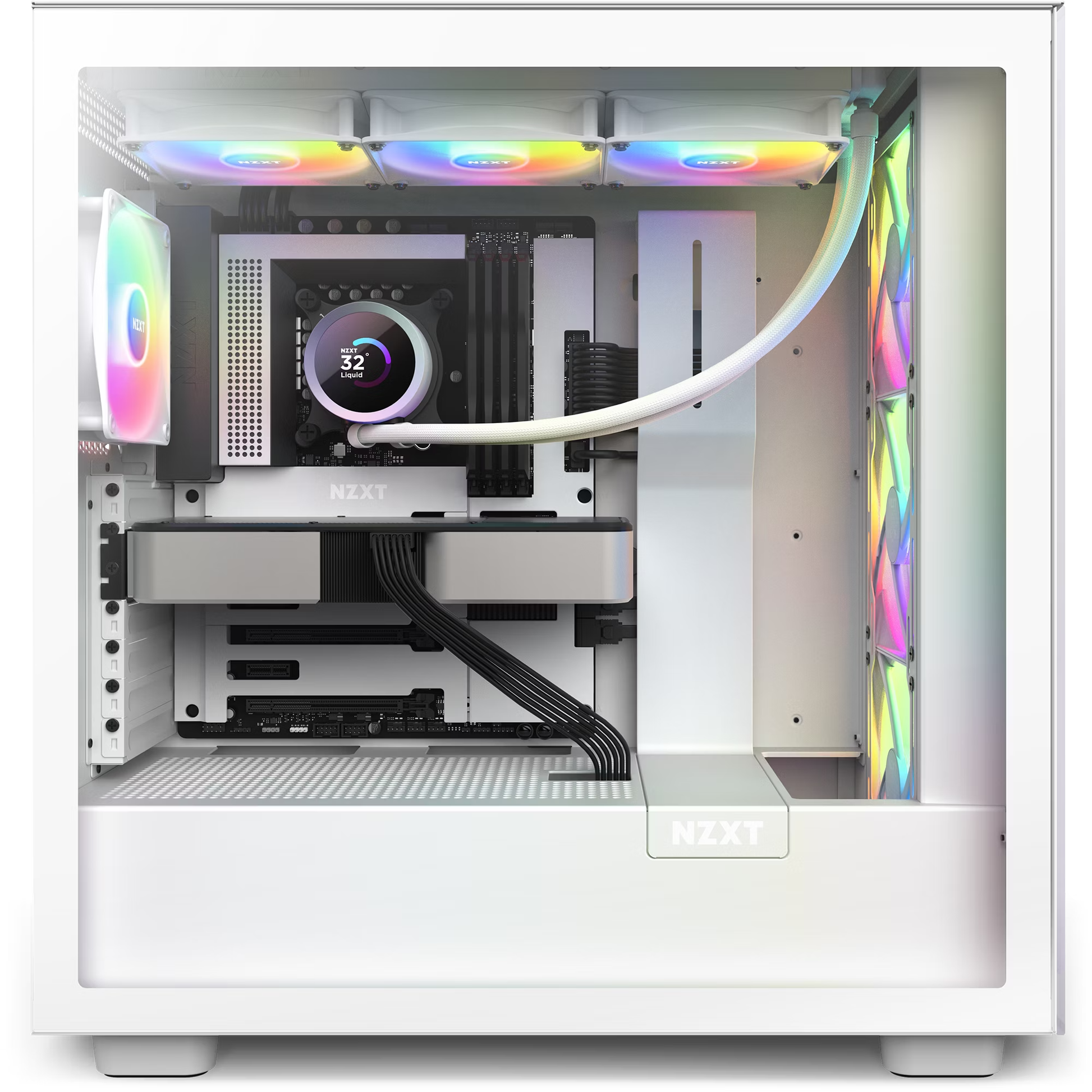 Kraken 360 RGB | 360mm All-In-One Liquid Cooler | White
