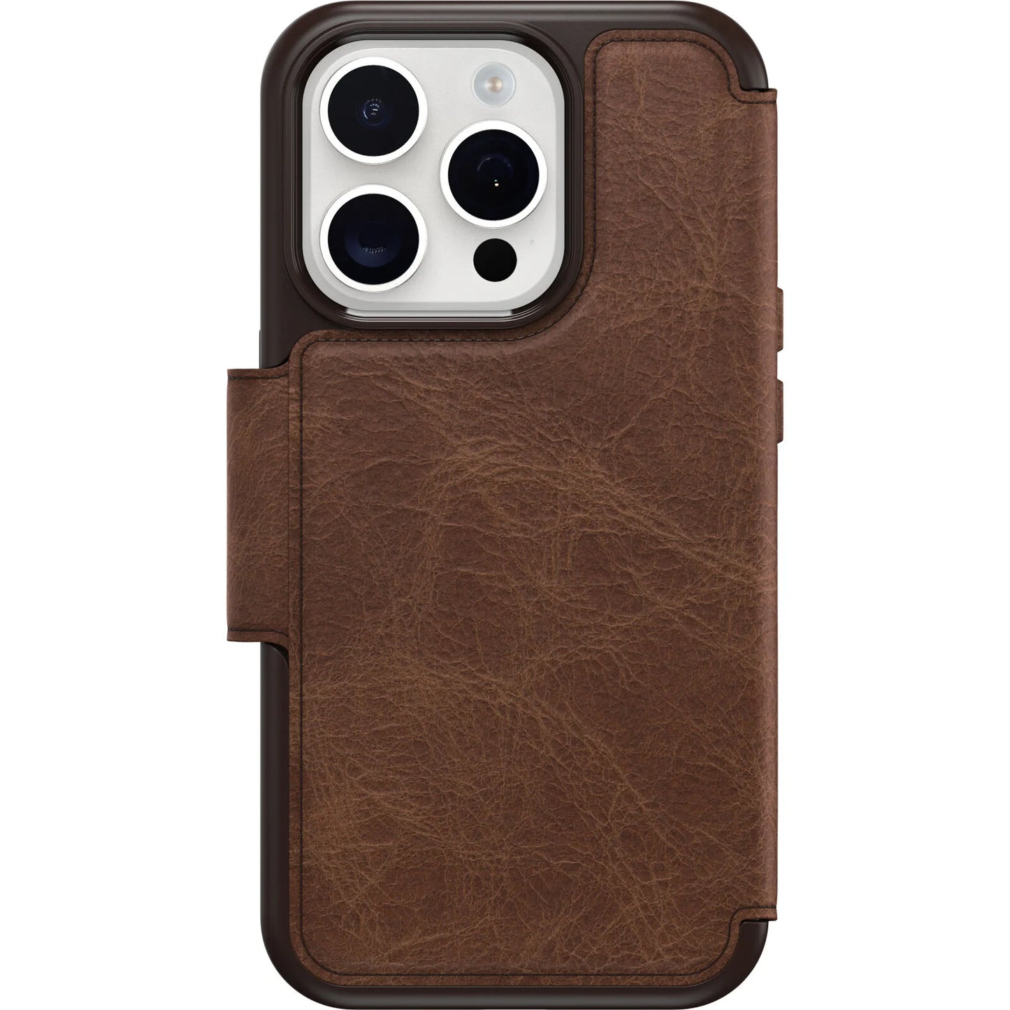 OtterBox iPhone 15 Pro MagSafe Case Folio Espresso Brown