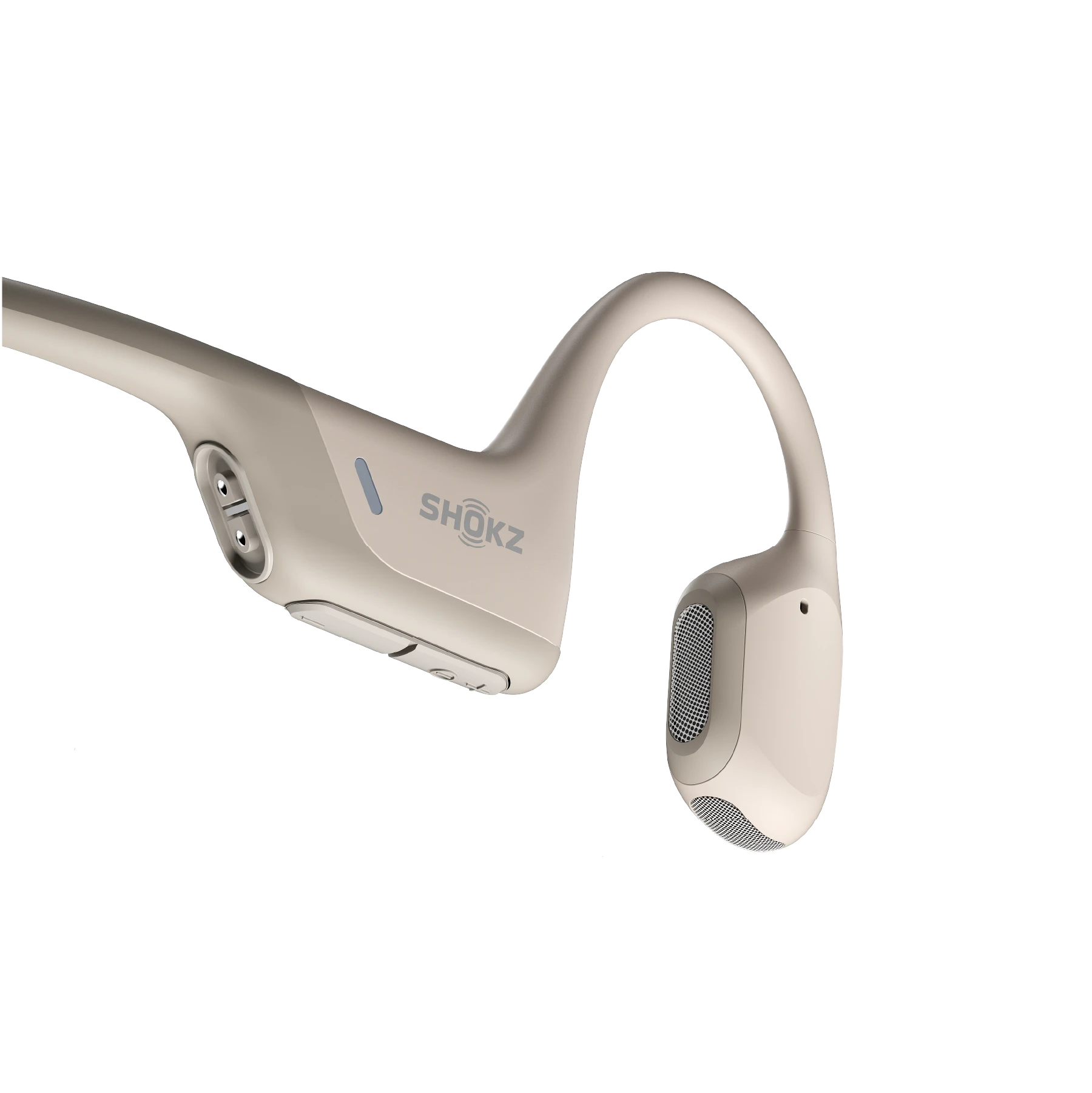 Shokz OpenRun Pro Bone Conduction Headphones | Beige Shokz OpenRun Pro Bone Conduction Headphones | Beige