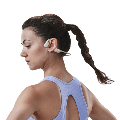 Shokz OpenRun Pro Bone Conduction Headphones Beige