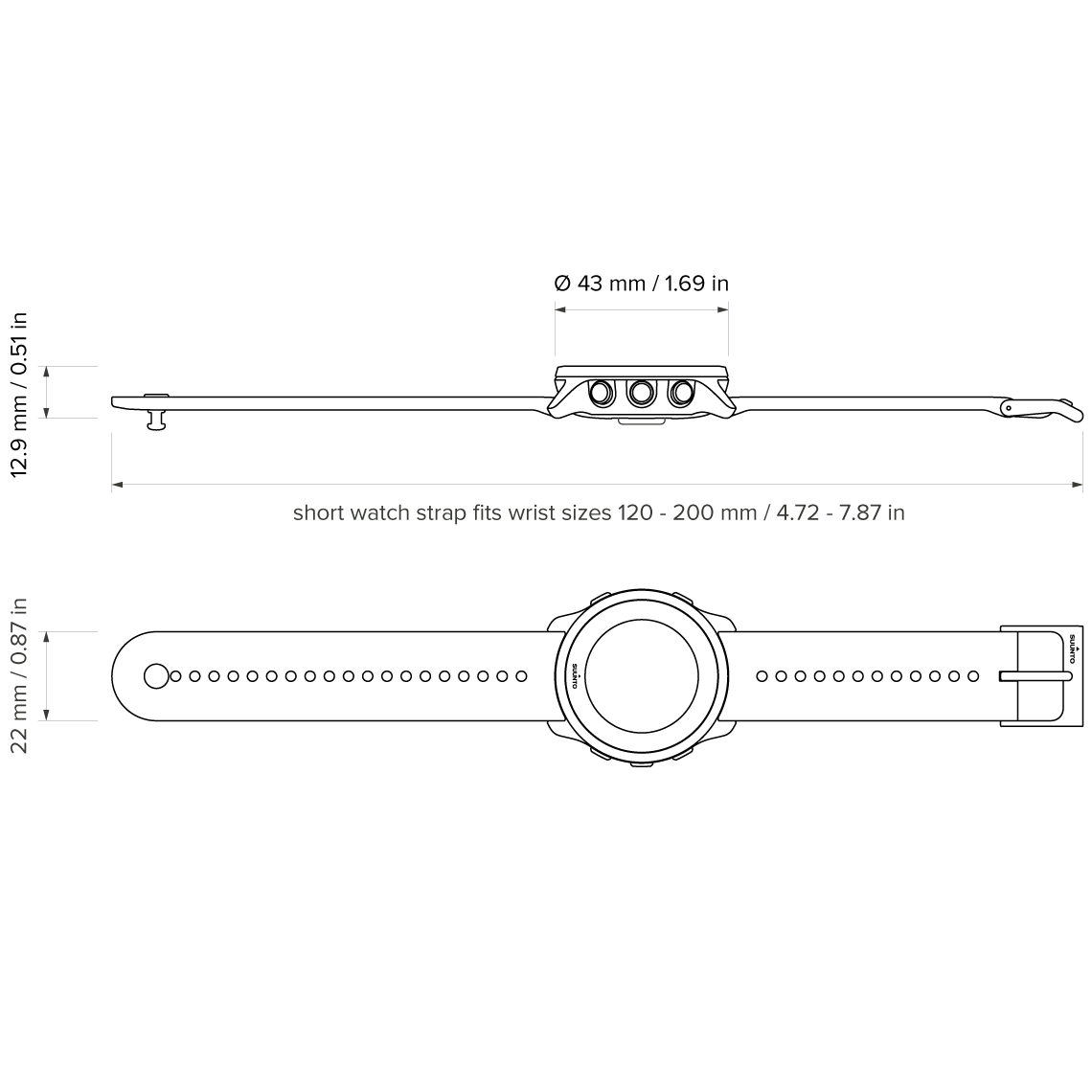 Suunto 5 Peak Watch | Cave Green