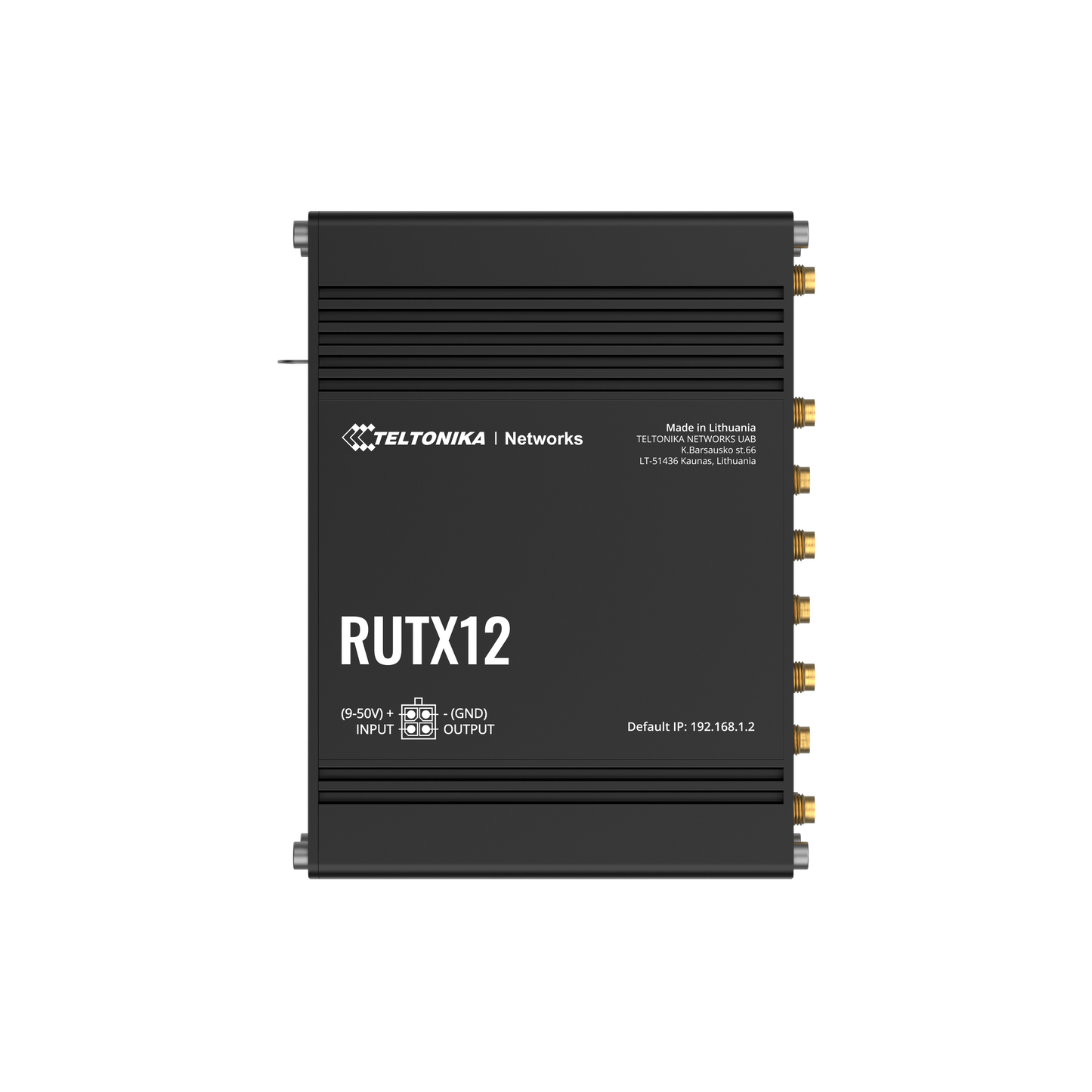 Teltonika RUTX12 Dual LTE Cat 6 Industrial Cellular Router