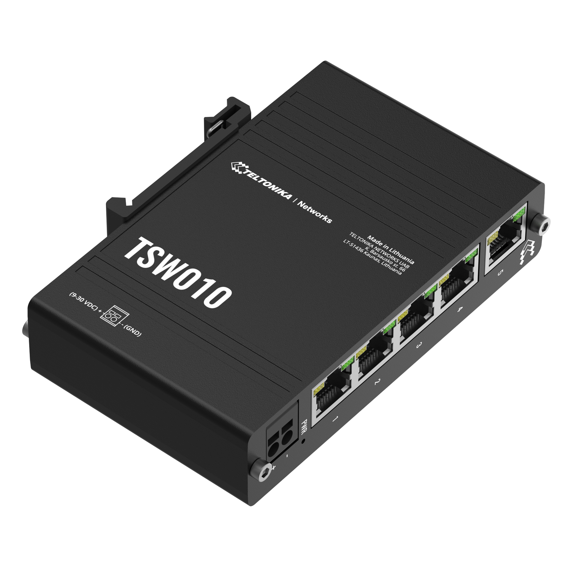 Teltonika TSW010 Din Rail Ethernet Switch