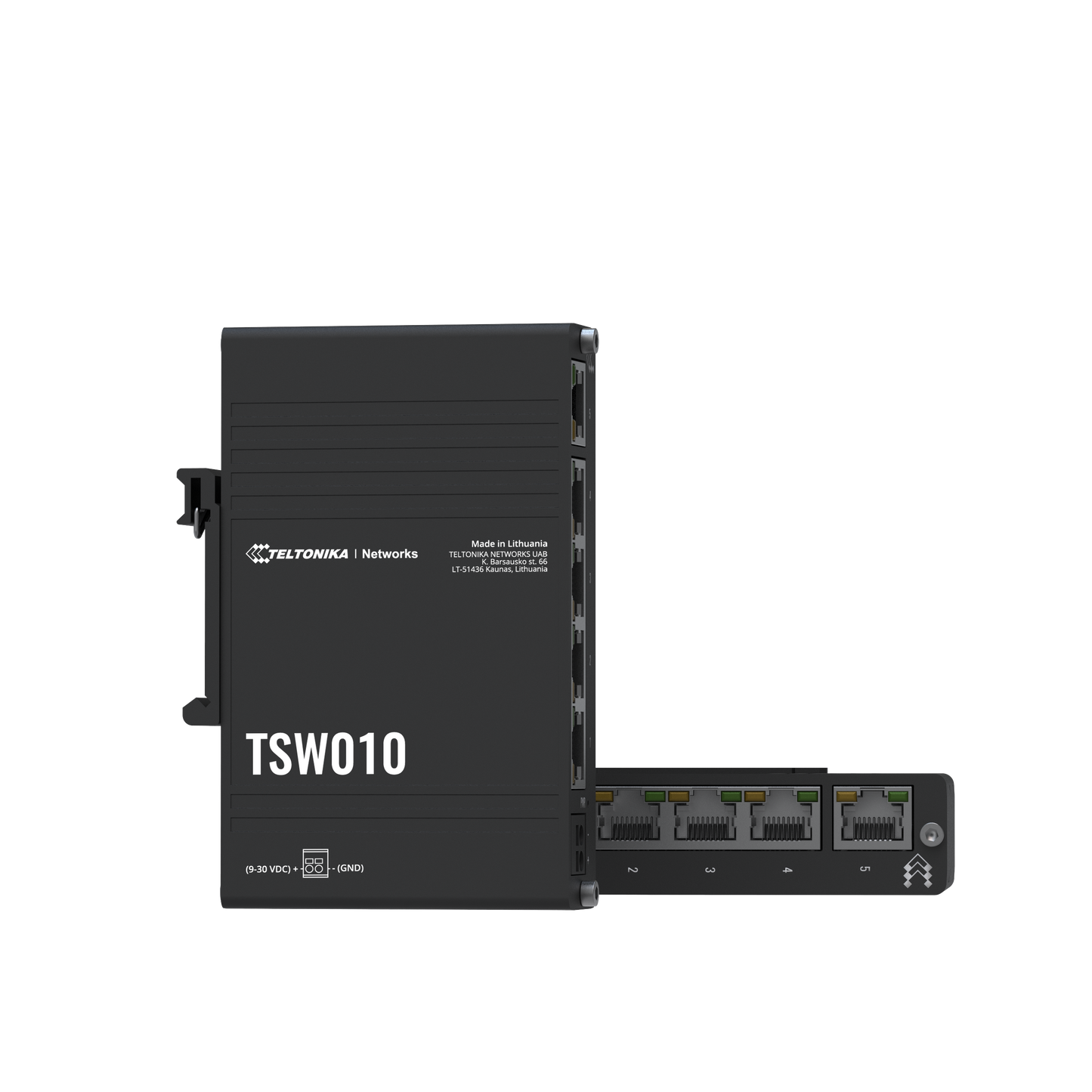 Teltonika TSW010 Din Rail Ethernet Switch