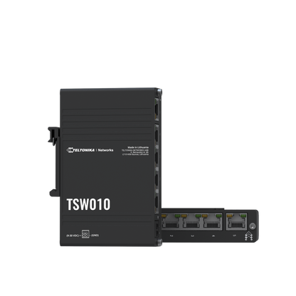 Teltonika TSW010 Din Rail Ethernet Switch