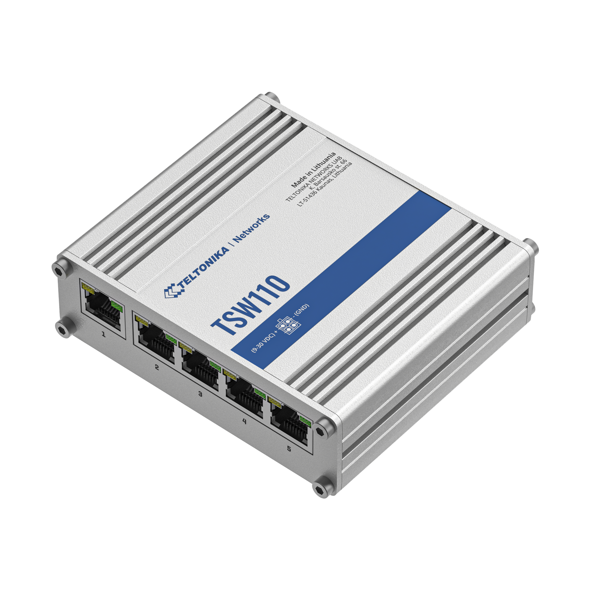 Teltonika TSW110 L2 Unmanaged Ethernet Switch