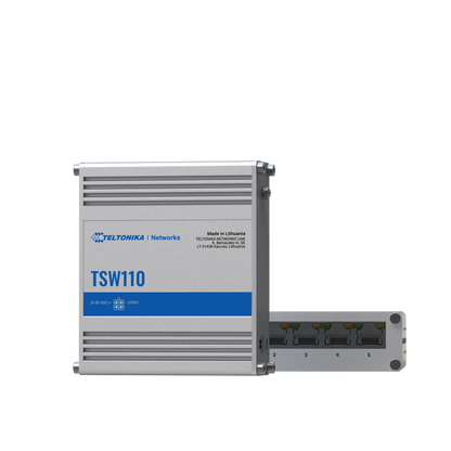 Teltonika TSW110 L2 Unmanaged Ethernet Switch