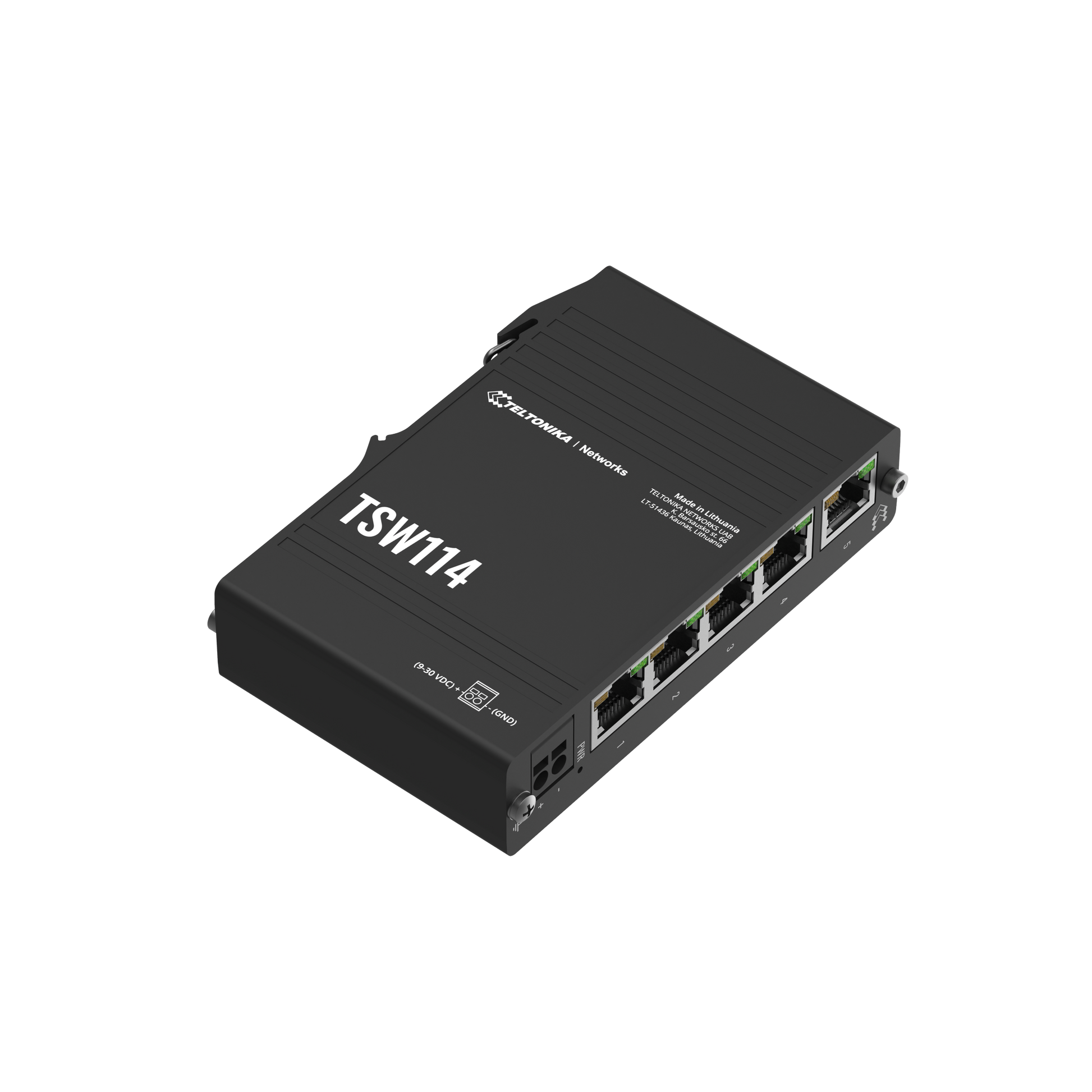 Teltonika TSW114 Gigabit DIN Rail Ethernet Switch