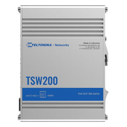 Teltonika TSW200 Industrial PoE+ Ethernet Switch